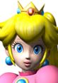 Princess Peach from Mario Kart DS with blonde hair and a crown, showcasing her iconic pink dress and expressive features.