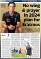 Neil Erasmus AFL Player - Fremantle FC. Type your text to hear it in the voice of Neil Erasmus