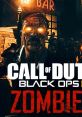 Terrifying zombie from Call of Duty: Black Ops II with glowing eyes, set in an eerie bar environment. Battle for survival!