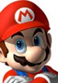 Mario in his iconic red hat and blue overalls, representing "Mario Kart DS," ready for a thrilling race adventure.