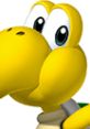 Cheerful Koopa Troopa character close-up from Mario Kart: Double Dash, showcasing vibrant colors and playful expression.