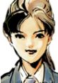 Mei Ling character from Metal Gear Solid, showcasing her distinctive hairstyle and playful expression. Iconic game art.