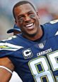 Antonio Gates NFL Pro Bowler - San Diego Chargers / Los Angeles Chargers. Type your text to hear it in the voice of