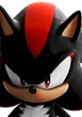 Shadow the Hedgehog from the 2005 game, showcasing his iconic black and red design and intense expression.