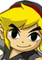 Link from "Spirit Tracks" with a cheerful expression, showcasing his iconic blonde hair and adventurous spirit.