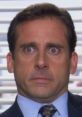 Michael Scott displays a shocked expression, capturing the humorous moments from "The Office" in his iconic office setting.