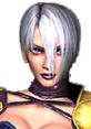 Ivy Valentine from Soulcalibur, known for her striking appearance and deadly fighting style, exuding confidence and power.