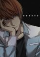 Light Yagami contemplating his next move, showcasing his intense expression and strategic mindset in a dark setting.