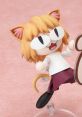 Neco-Arc figure in playful pose, showcasing cute cat features and vibrant colors, perfect for anime collectors.