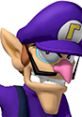 Waluigi from Mario Party 4, sporting a mischievous expression and purple attire, ready for competitive fun.