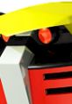 Detailed close-up of E-123 Omega's vibrant design, featuring striking red and yellow accents from Shadow the Hedgehog.