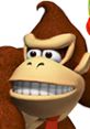 Cheerful Donkey Kong from Mario Party 4, showcasing his playful personality and iconic smile. Fun gaming character!