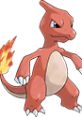 Charmeleon from Pokemon Puzzle League, featuring its iconic fiery tail and fierce expression, ready for battle.