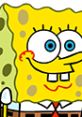 SpongeBob SquarePants with a cheerful expression, celebrating fun moments from the SpongeBob SquarePants Movie.