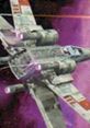 X-Wing starfighter zooming through space, showcasing its iconic design and vibrant galactic backdrop in the Star Wars universe.