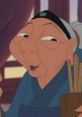 Grandmother Fa from Disney's Mulan, voiced by June Foray, showcases her wisdom and warmth in a heartwarming scene.