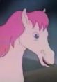 Blaze the magical unicorn from "The Story of P.J. Sparkles" featured in nostalgic 1992 animation by Robby Benson.