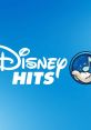 Disney Hits logo featuring whimsical text on a vibrant blue background, perfect for fans of classic Disney music.