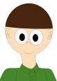 Cartoon character Nate Hansen from Kids Friends, featuring large eyes and a green shirt, representing E.G. Daily AI voice.