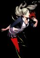 Ann Takamaki from Persona 5, playfully holding a mask, showcasing her iconic stylish outfit and character design.