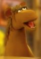 Buster the Horse, a beloved Muppet character by Martin P. Robinson, showcases a playful expression and unique design.