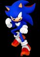 Shadic the Hedgehog in a dynamic pose, showcasing his fierce expression and iconic blue design from Nazo Unleashed.