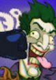 Cartoon character clown with green hair getting punched, inspired by Clownpuncher139, showcasing humor and action.