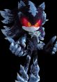 Mephiles the Dark from Sonic and Shadow Generations, featuring dark colors and striking red eyes, showcasing his menacing form.