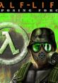 Half-Life: Opposing Force cover art featuring a soldier in a gas mask, showcasing the game's intense atmosphere.