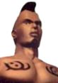 Bruce Irvin from Tekken 2, showcasing his iconic mohawk and tribal tattoos, embodies strength and fierceness.