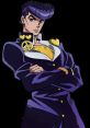 Josuke Higashikata from JoJo's Bizarre Adventure, showcasing his iconic stylish attire and confident pose. Season 1-4 fan favorite.