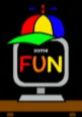 Colorful computer with a hat showcasing the text "Mr. Fun" representing the playful spirit of Mr. Fun Computer (Remake).