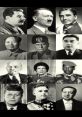 Collage of historical leaders, showcasing influential figures from authoritarian regimes, highlighting global power dynamics.