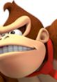 Donkey Kong with a fierce expression, featured in Mario Kart 7, showcases his adventurous spirit and racing excitement.