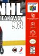 NHL Breakaway '98 - Video Game Video game from NHL Breakaway '98 for N64. Published by Acclaim Entertainment (1998).