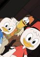 Huey, Dewey, and Louie in a mysterious adventure from DuckTales - Season 3, showcasing their adventurous spirit.