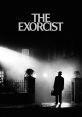 Mysterious silhouette under eerie lighting, capturing the chilling essence of "The Exorcist" (1973) atmosphere.