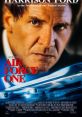 Harrison Ford stars as the President in "Air Force One" (1997) action-packed political thriller poster.