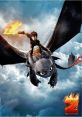 Hiccup rides Toothless, wielding fire against a dramatic sky in Dragonfilms' thrilling animated adventure.