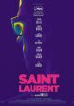 Saint Laurent movie poster featuring vibrant colors and key cast, highlighting the 2014 film by Bertrand Bonello.