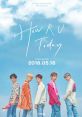 N.Flying's "How R U Today" album cover, showcasing four members against a bright blue sky, released May 16, 2018.