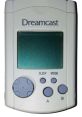 Dreamcast handheld controller showing buttons A, B, and mode settings for gaming experience. Retro gaming nostalgia.