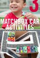 Child enjoying matchbox car activities, playing with toy cars on a homemade track and engaging in creative fun.