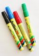 Colorful Artline 70 markers, including black, red, blue, and green, ideal for drawing and crafting without xylene.