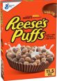 Reeses Puffs The rich, decadent aroma of Reeses Puffs fills the air, blending together the deep, nutty scent of roasted