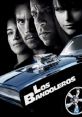 Promotional artwork for 'Los Bandoleros' showcasing the cast and a classic car, highlighting action and camaraderie.