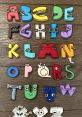 Colorful Alphabet Lore letters arranged on a wooden surface, showcasing playful designs and characters for educational fun.