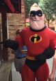 Mr Incredible The surrounding Mr Incredible are a symphony of power and strength, each one signaling a different phase of