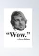 Owen Wilson Wow If you're a fan of popular actor Owen Wilson, then you've probably heard his iconic "wow" in many of his