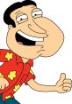 Glen Quagmire in a colorful shirt, giving a thumbs up with his signature smile and quirky personality, iconic character from Family Guy.